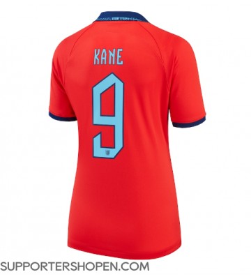 England Harry Kane #9 Borta Matchtröja Dam VM 2022 Kortärmad